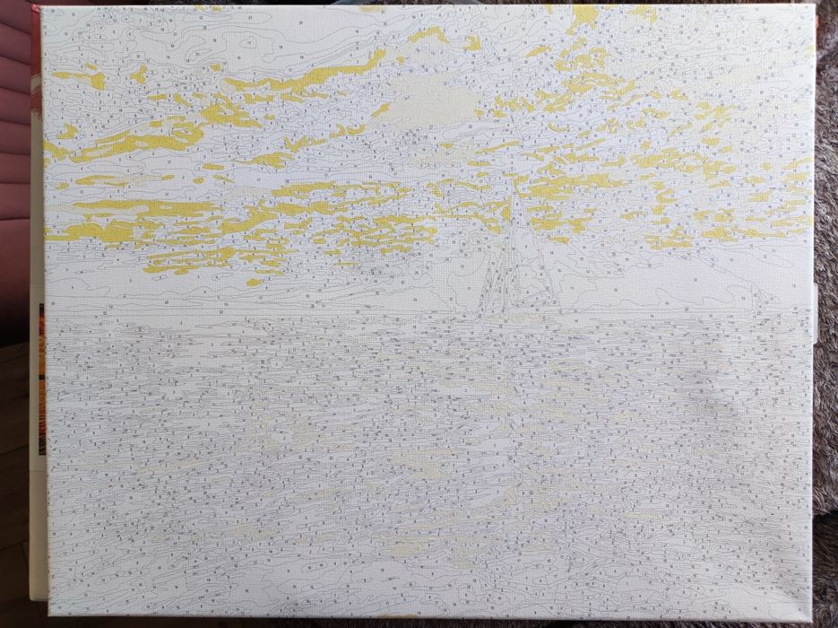 Malowanie po numerach Artimento ROZPOCZĘTY