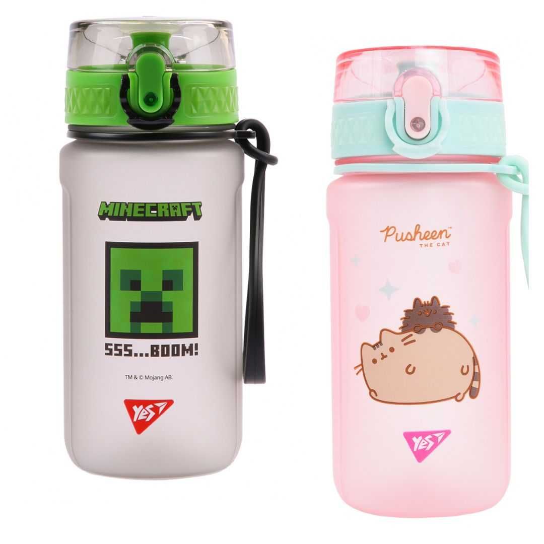 Пляшка для води Yes Pusheen/ Minecraft 500 мл 708180
