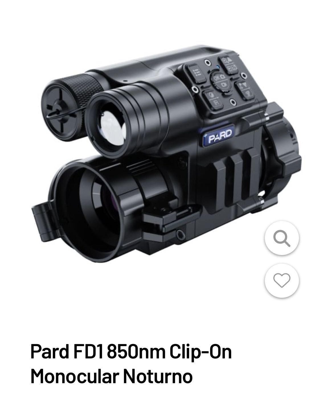 Mira telescópio pard fd1 semi nova