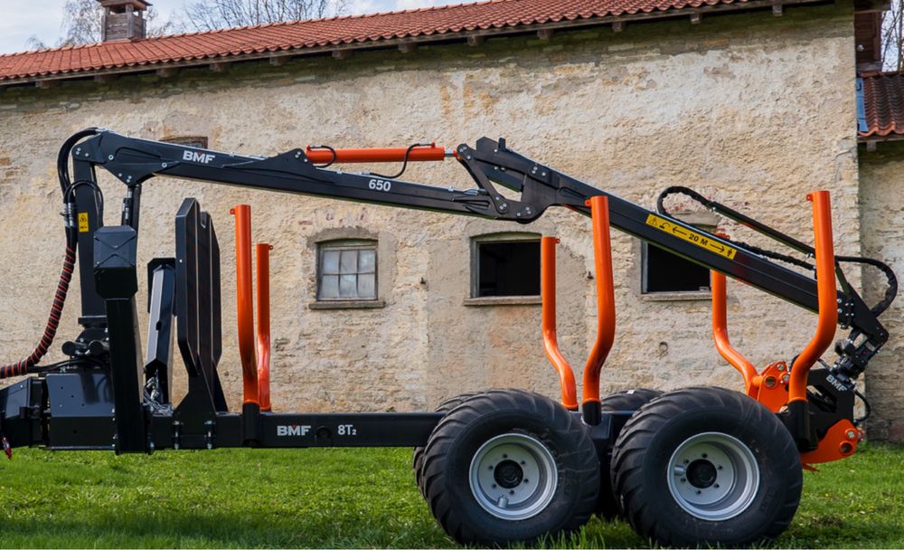 BMF 650 6.5m Zuraw HDS do Przyczepa Lesna BMF  Maskiner