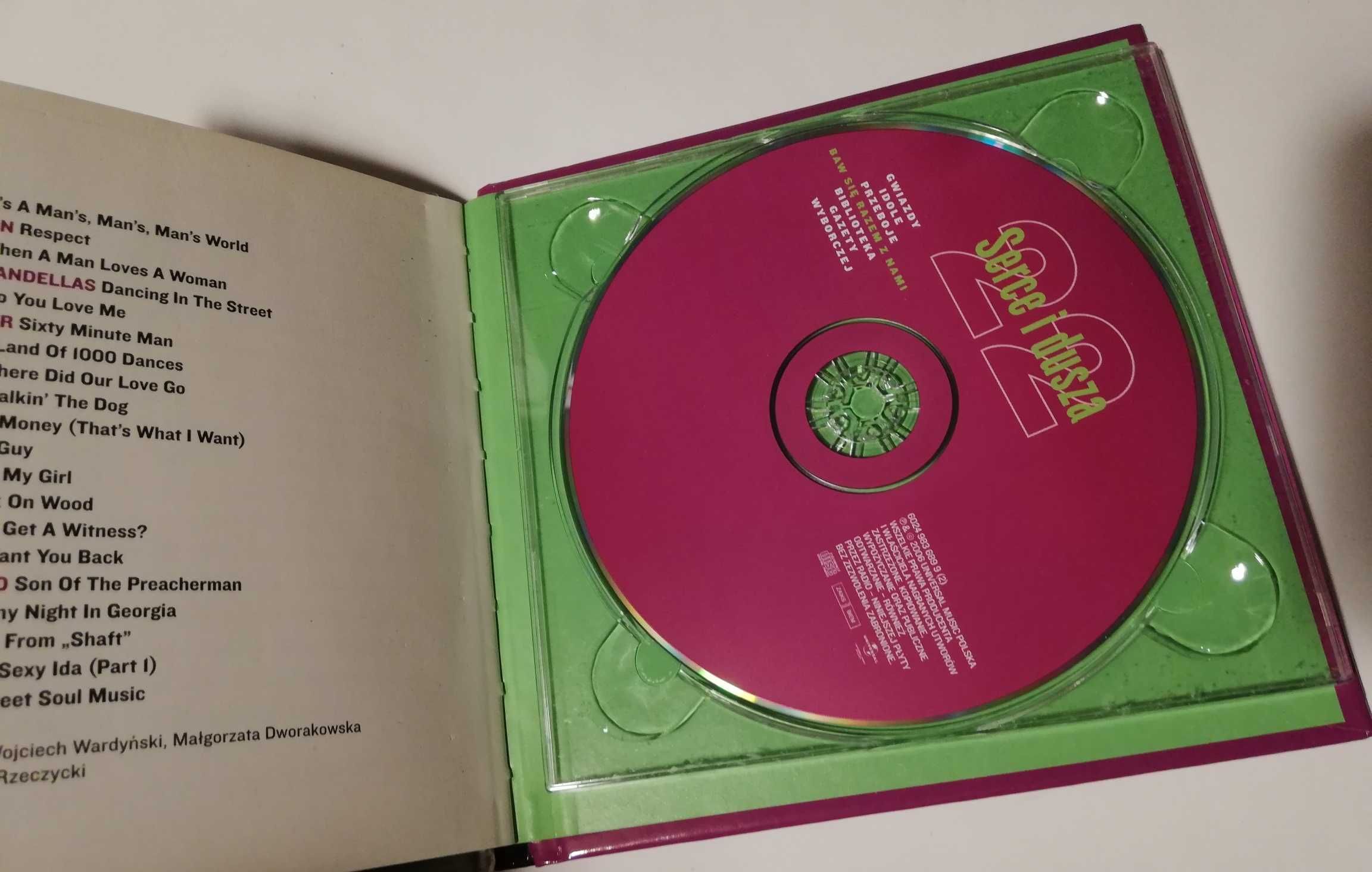 Serce i dusza płyta CD kolekcja James Brown Aretha Franklin funk soul