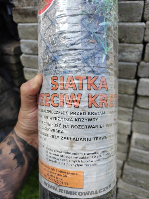 2 siatki na krety nowe zapakowane 1x20 m