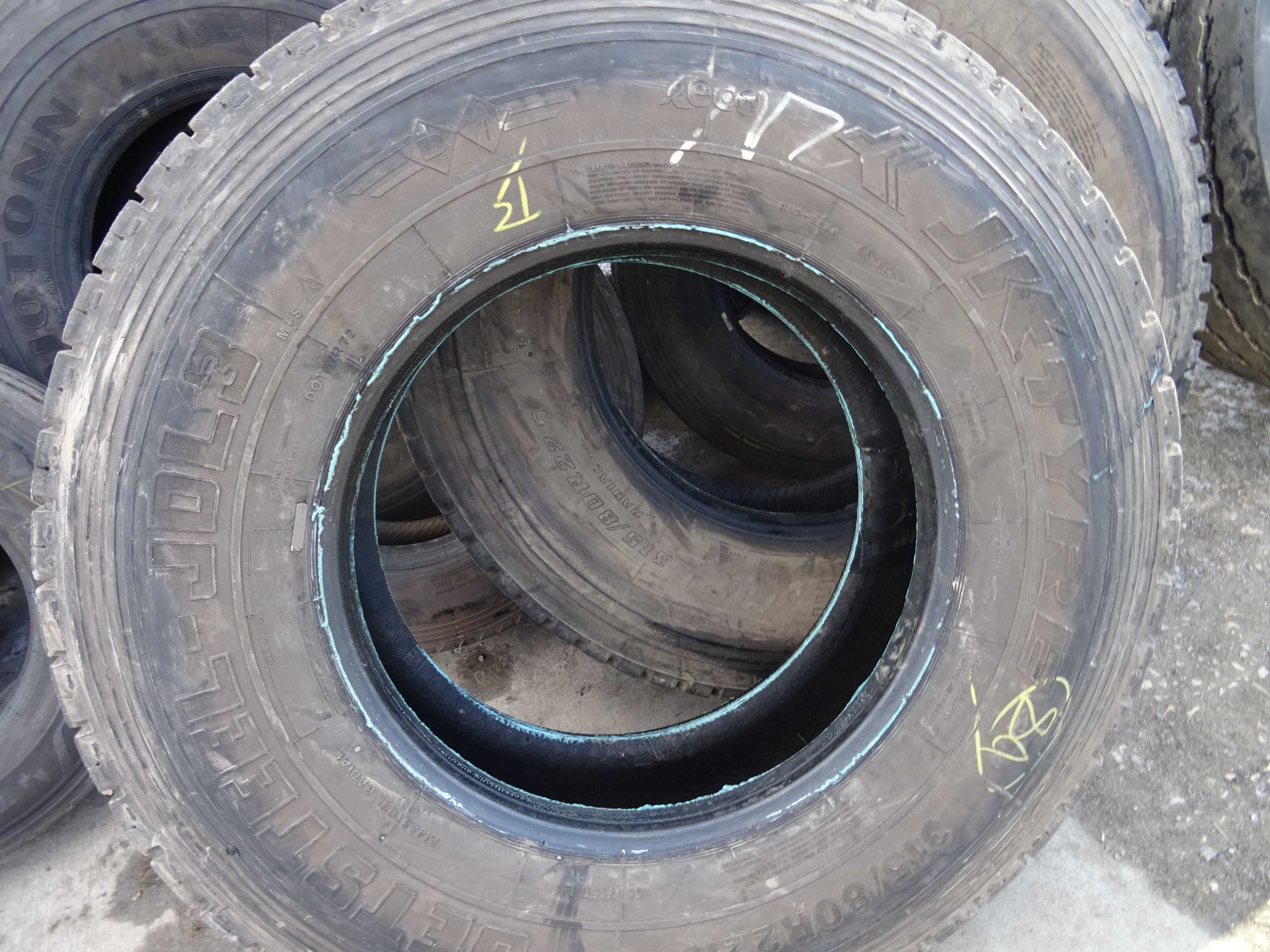 Opona 315/80R22.5 JK TYRE  JET STEEL-JDL3 ( 700 netto)