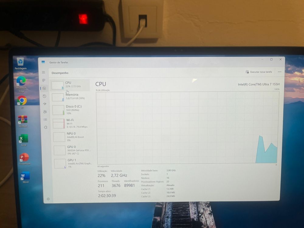 ASUS ROG Zephyrus G16 Ulta7/16Gb/RTX4060/240Hz 2k **TROCO**