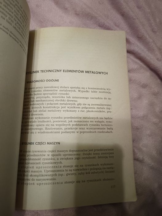 Rysunek zawodowy dla stolarza