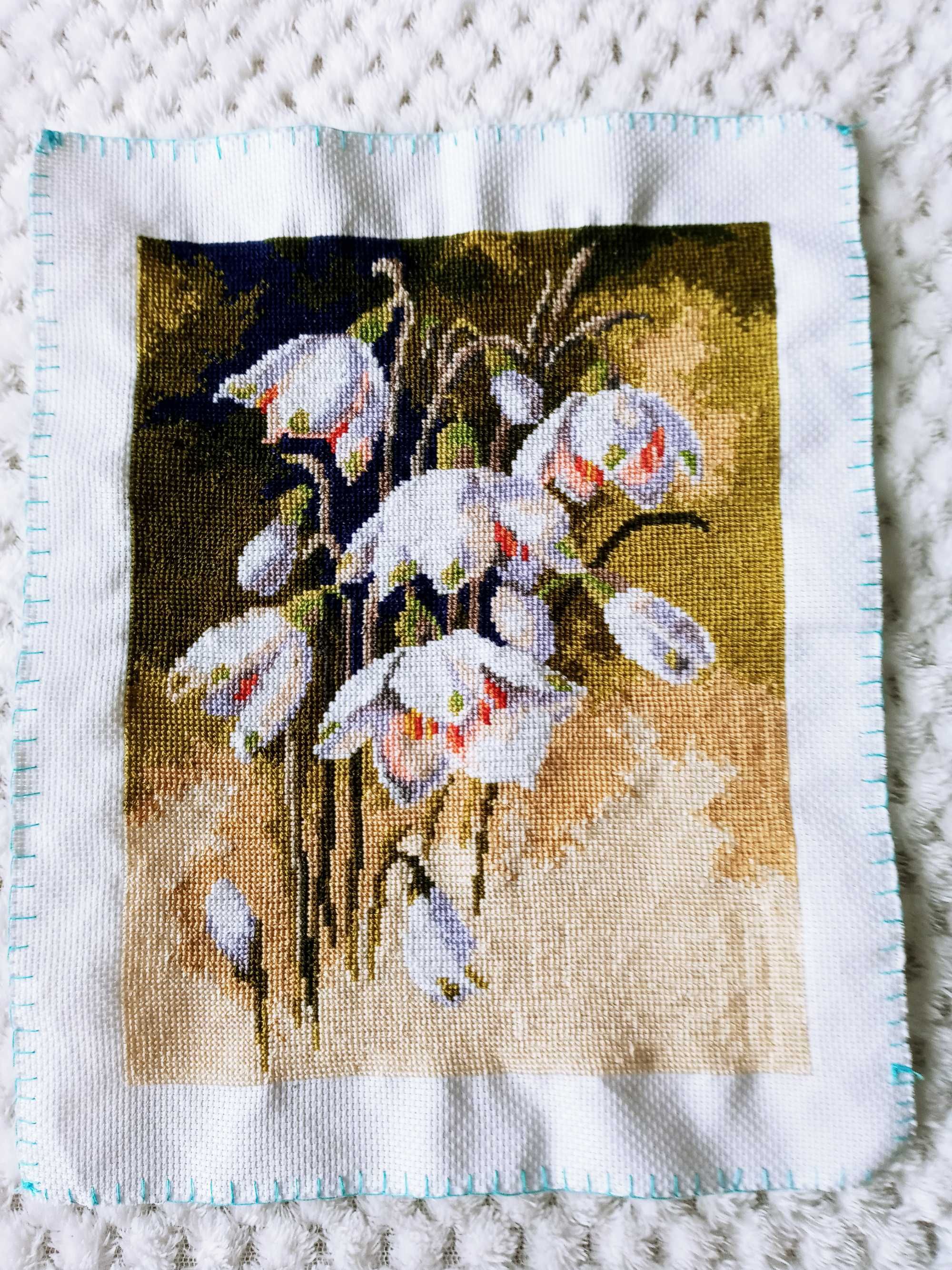 Obraz haft krzyżykowy Kwiatki