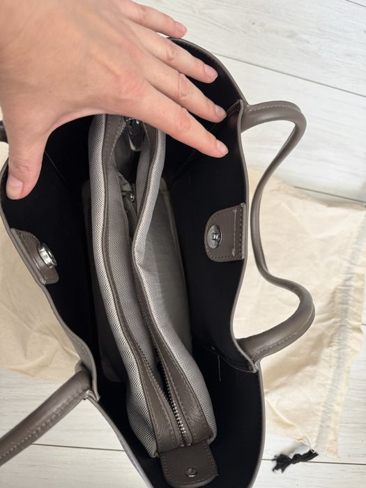 Сумка тоут шопер шкіряна