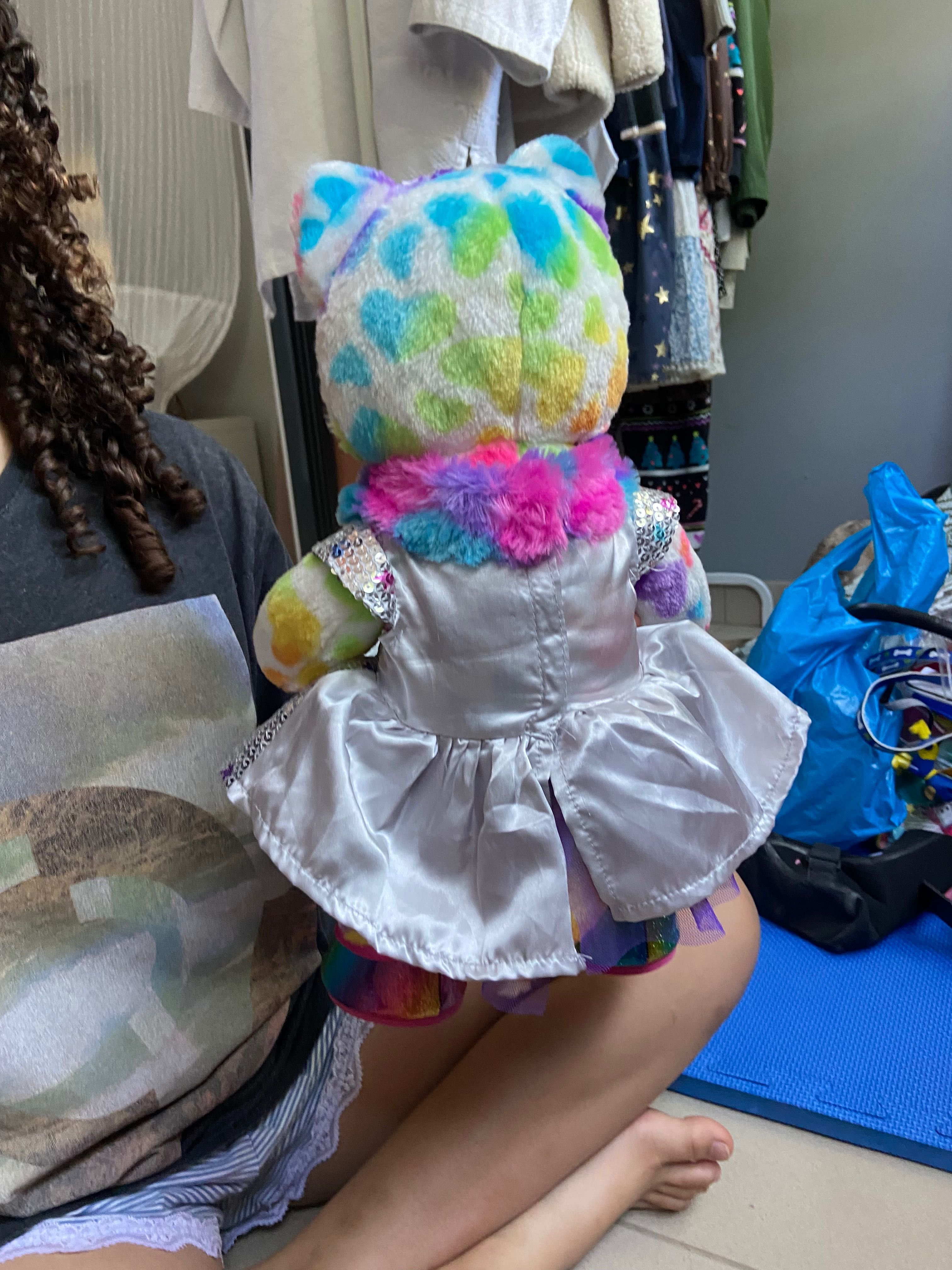Pelúcia bear  novo com roupas