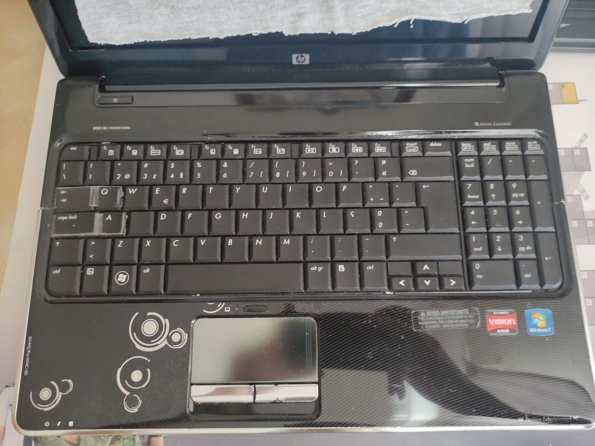 Portátil HP DV6 PEÇAS