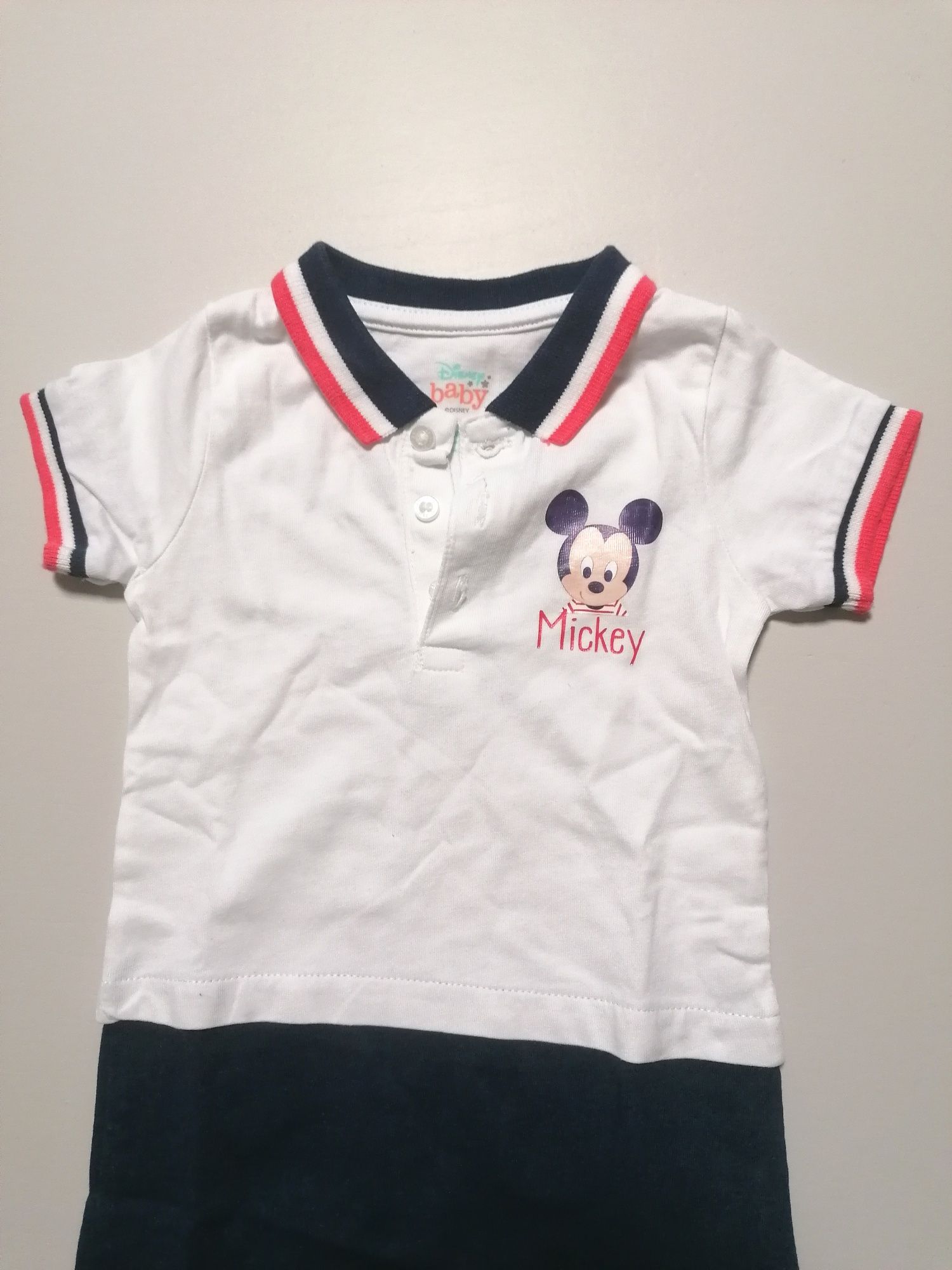 Romper / Macacão com Mickey de Bebé