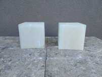 nr9 Klosze 2szt lampy sufitowej szkło 10x10x10cm w stylu art deco