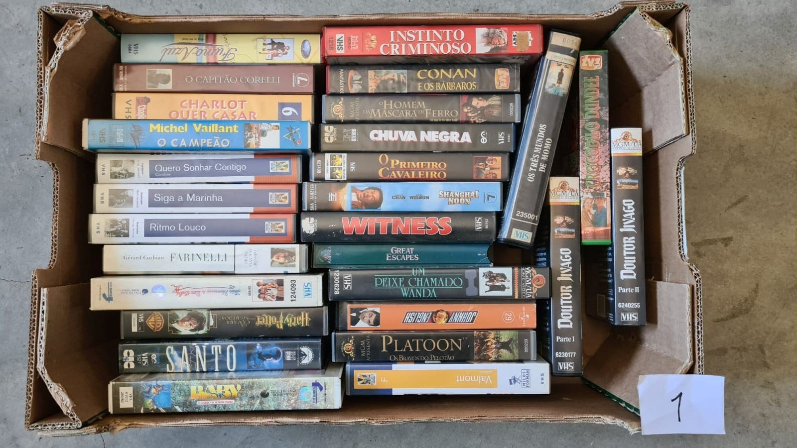 Vhs originais de colecao