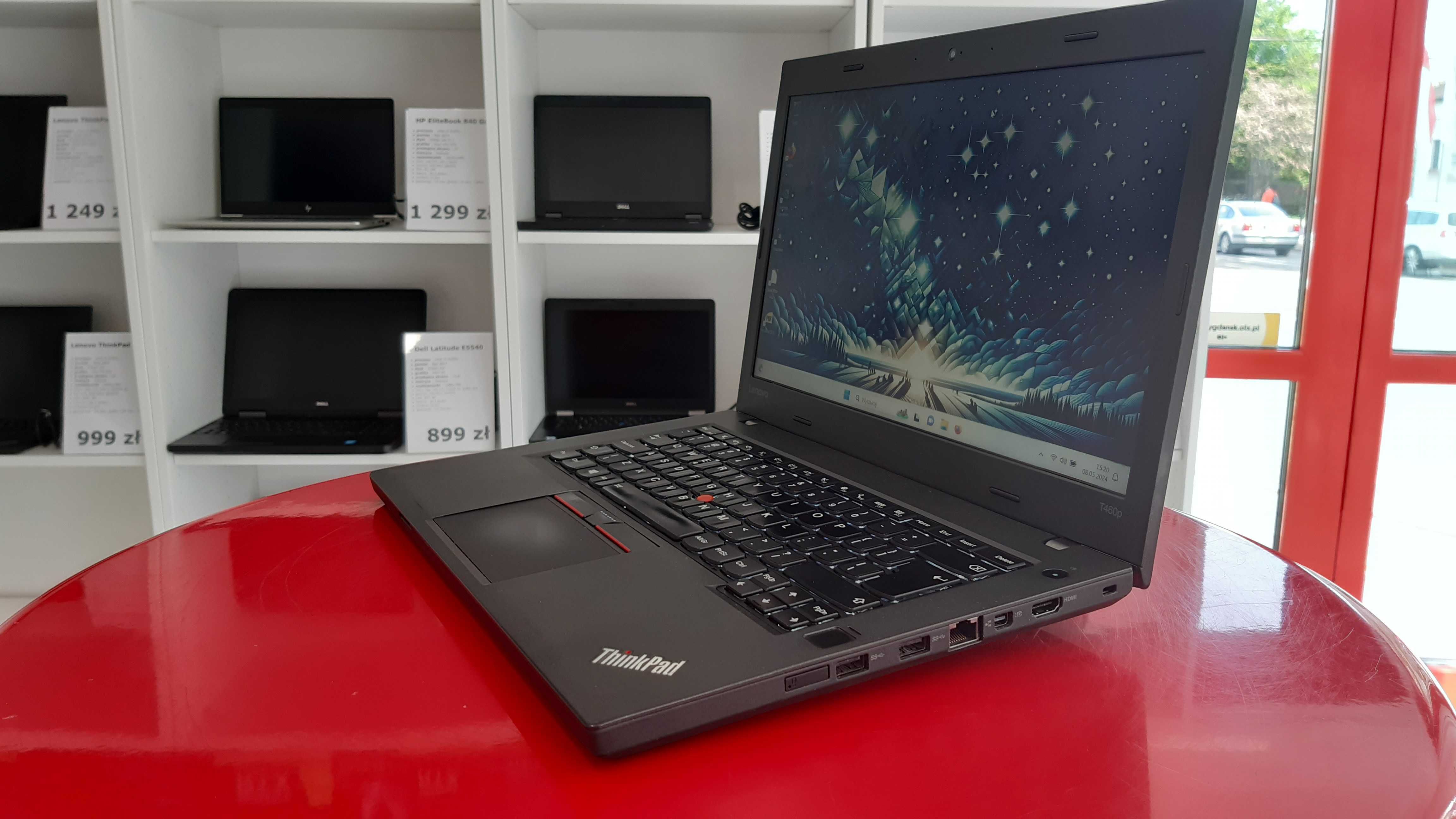 Laptop Lenovo ThinkPad T460p i7-6820HQ 16GB/512SSD nVidia FV23 Raty0%