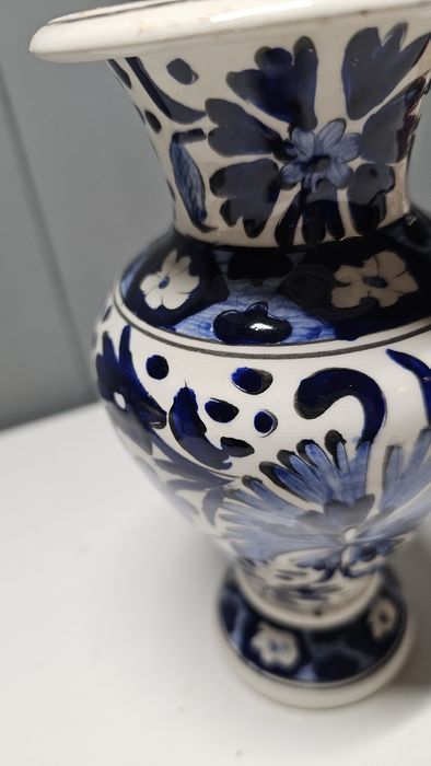 Ręcznie Malowana Waza ICAROS RHODES GREECE - Ceramiczny Unikat z Rodos