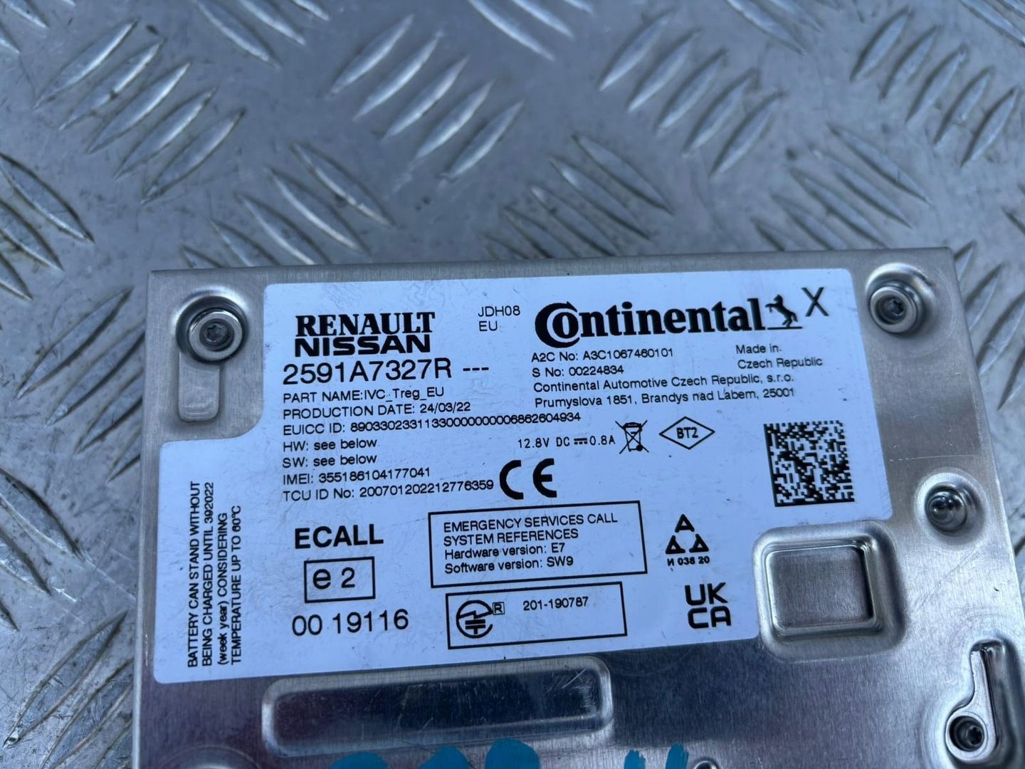 RENAULT CAPTUR II MODUŁ RADIA 2591A7327R