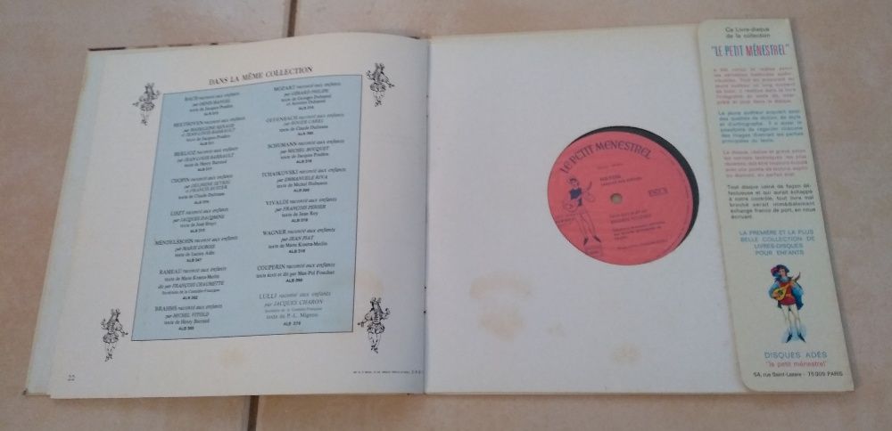 LP + livro de música infantil anos 60