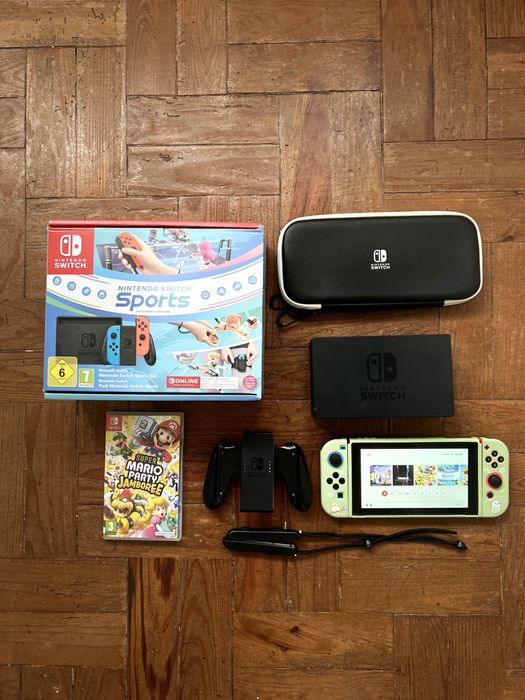 Troco consola switch + acessórios + conta com jogos por consola ps5