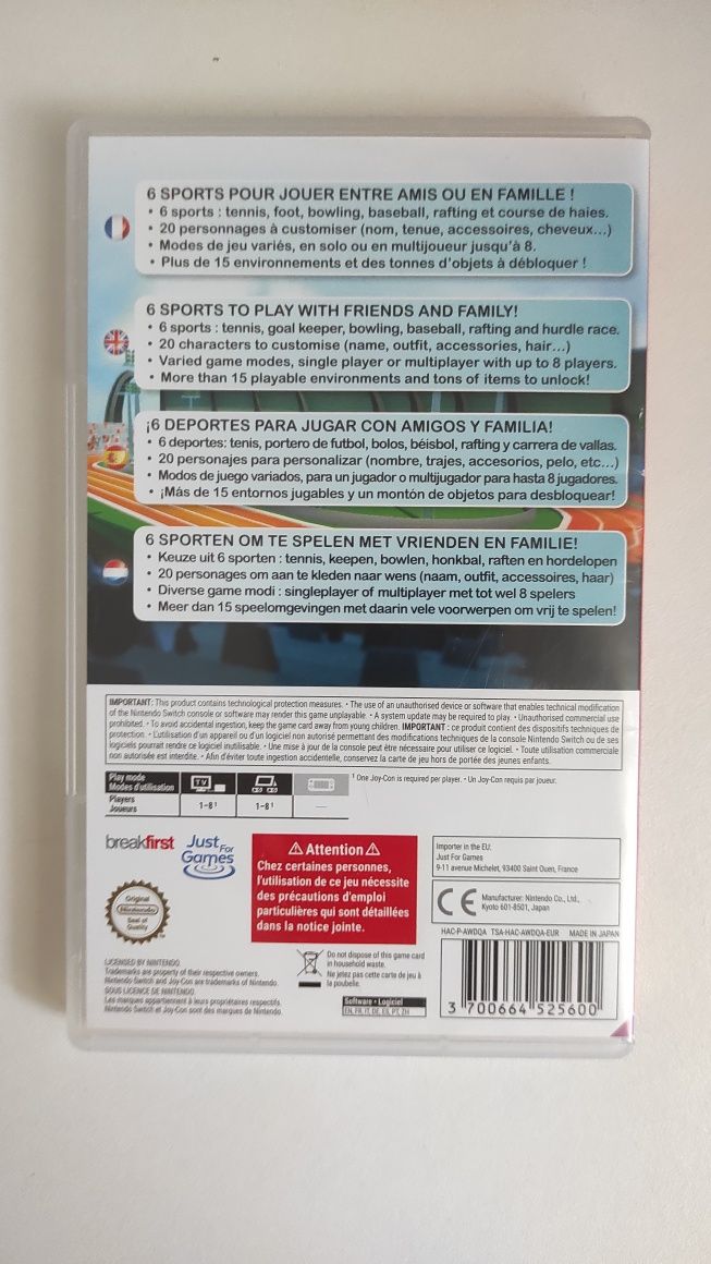 Jogos Nintendo Switch Instant Sports