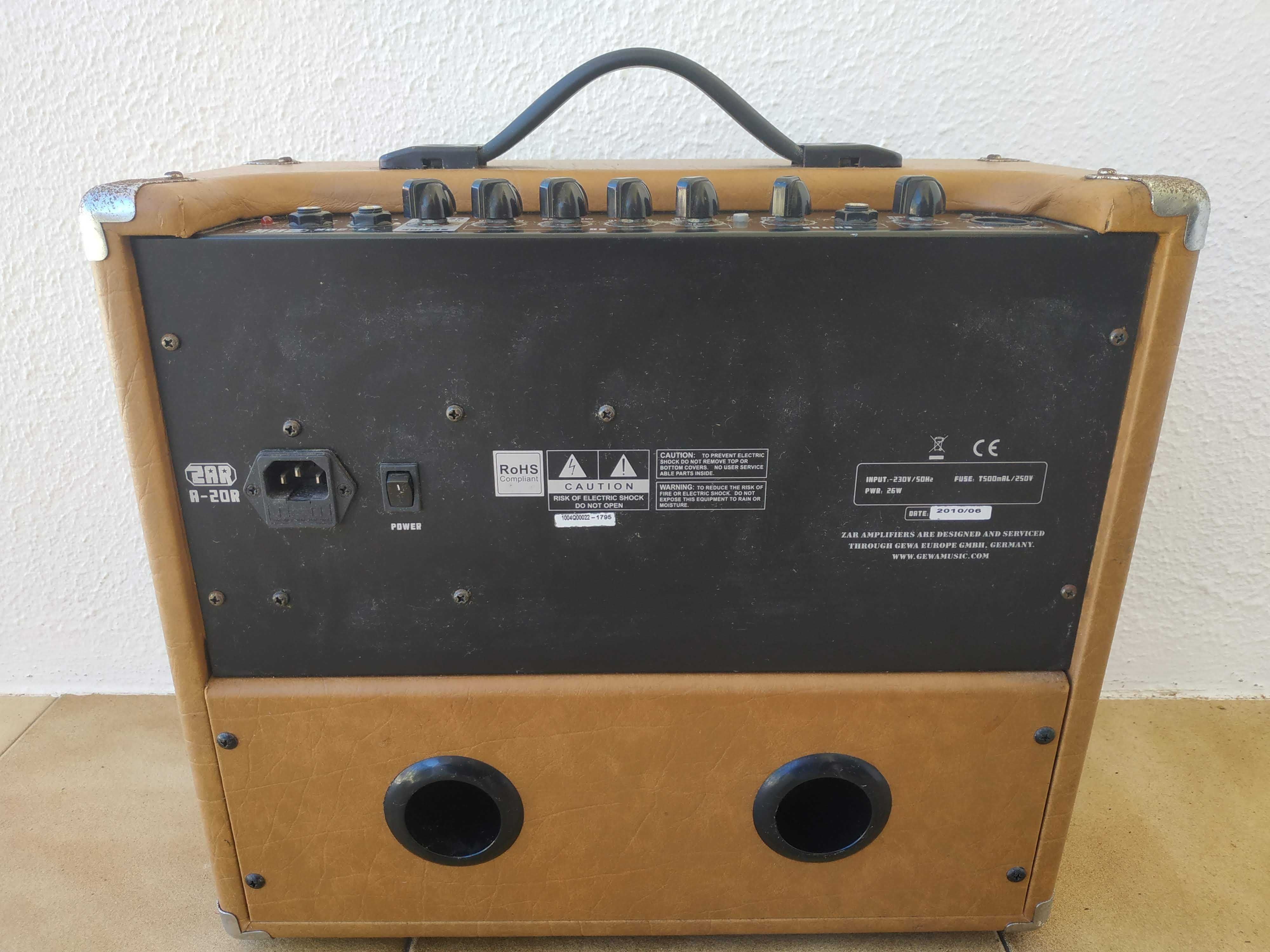 Amplificador do Som Zar A-20R