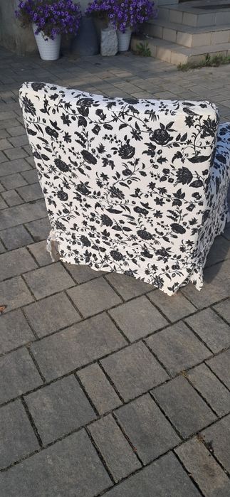 Fotele Ikea,używane ale aktualnie pokrowce wyprane,który wzór.