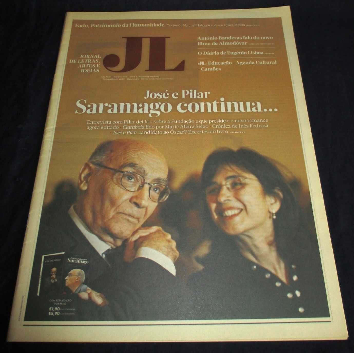 Jornal de Letras José e Pilar Saramago continua...