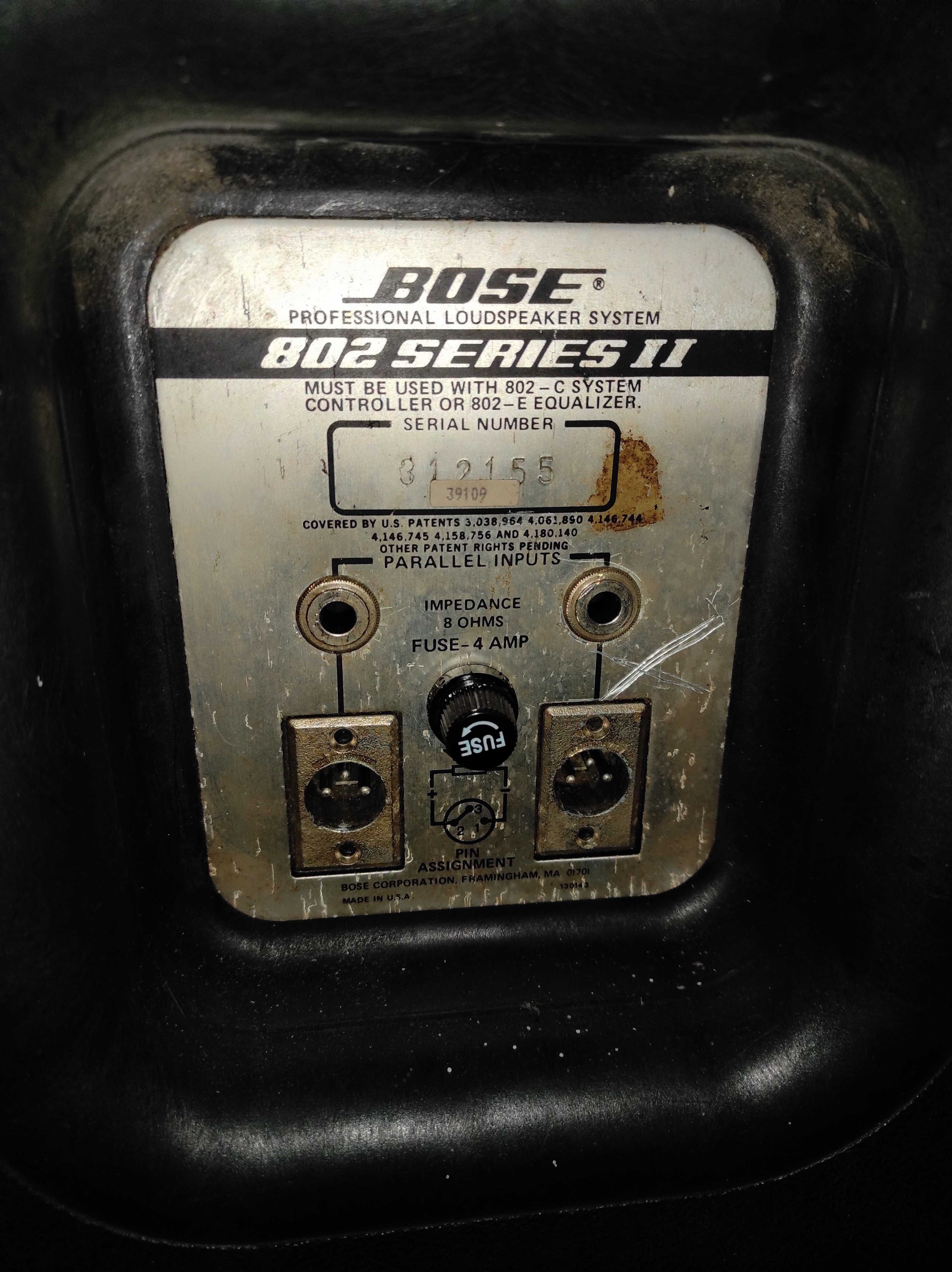 Colunas Bose 802 + subs Bose 502