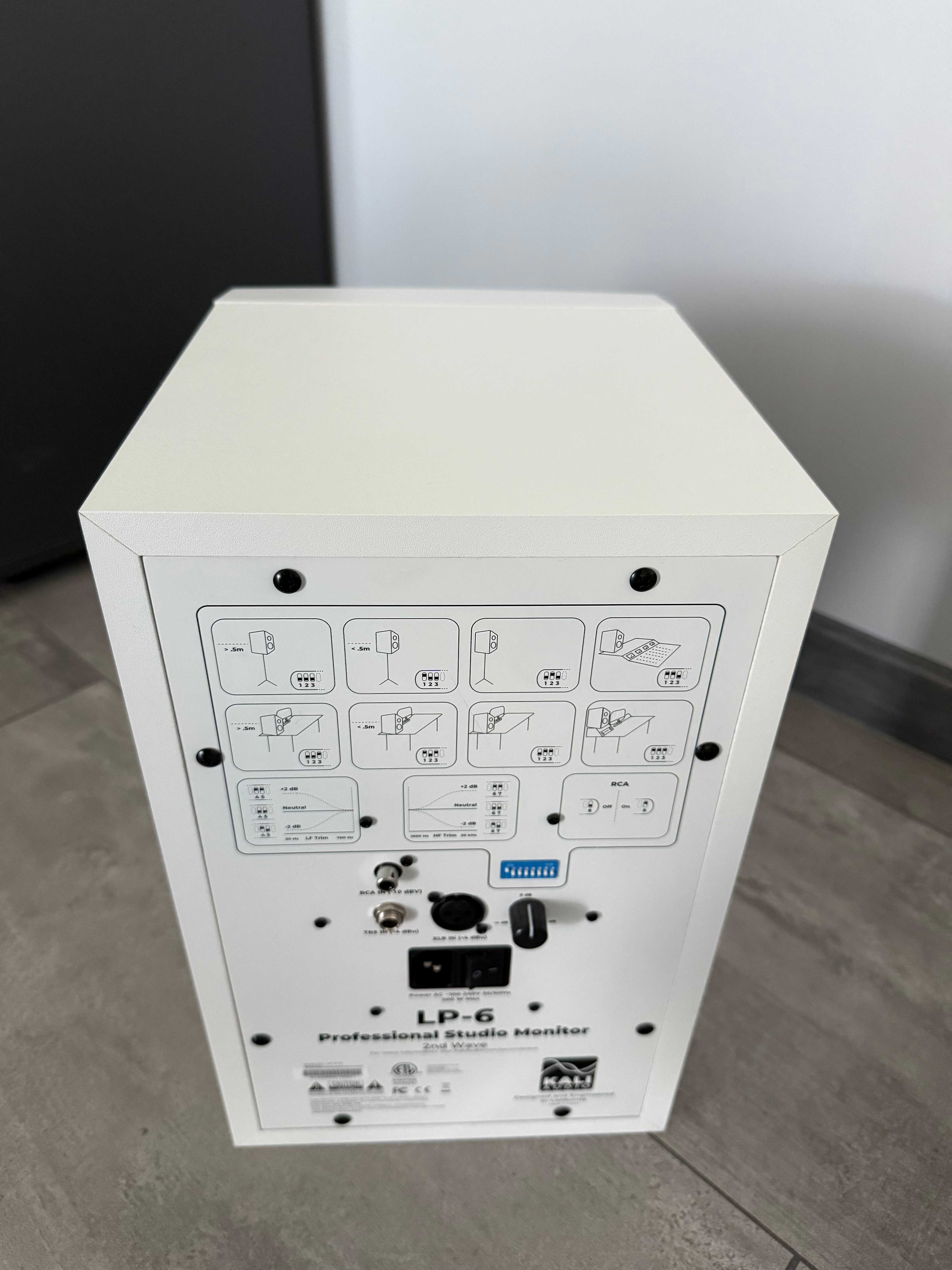 Kali Audio LP-6W V2-EU (2 sztuki) – Monitory odsłuchowe białe (FV 23%)