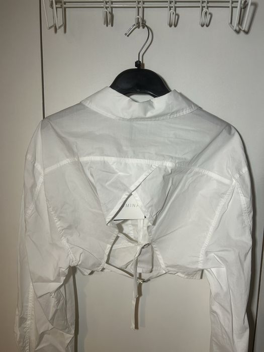 Camisa cropped branca