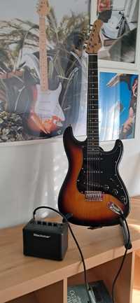 Guitarra Phoenix STC150 Stratocaster, Acessórios e Amp