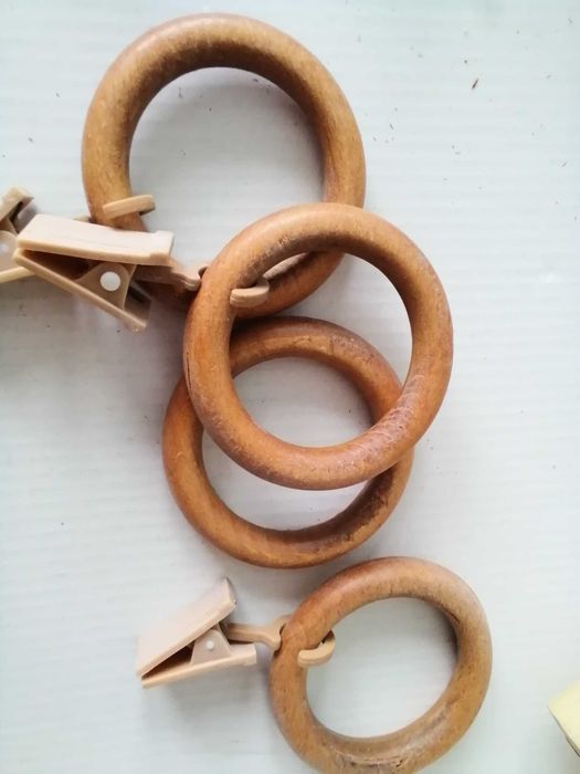 Żabki do karniszy okrągłe 5 i 6,5 cm