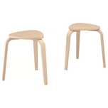 Ikea Kyrre 2 sztuki taboret naturalny