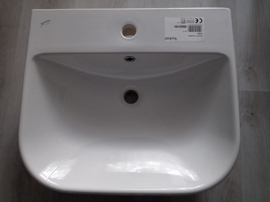 Sprzedam Umywalkę ceramiczną 55×48 cm – nowa, Twyford / Keramag