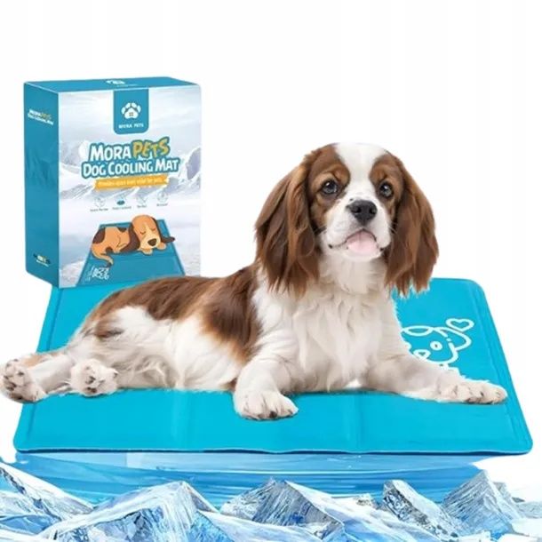 Mata chłodząca żelowa dla psa kota legowisko MORA PETS 50x90 cm