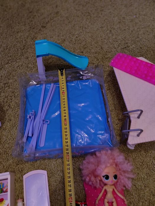 Басейн для ляльок барбі лол меблі іграшки для дівчинки