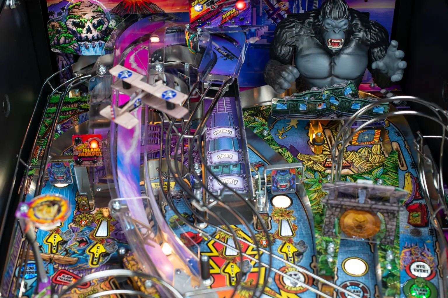 Flipper Pinball KING KONG Myth of Terror Island Stern PRO - Nowy