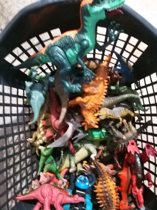 Dinossauros de diferentes tamanhos