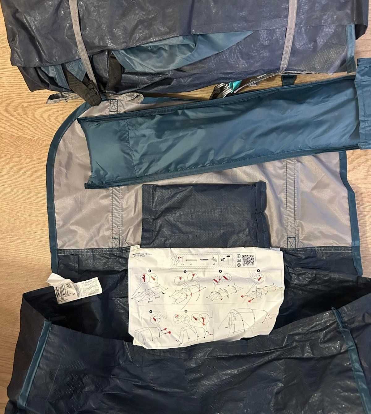 Tenda de Campismo XXL 4 lugares