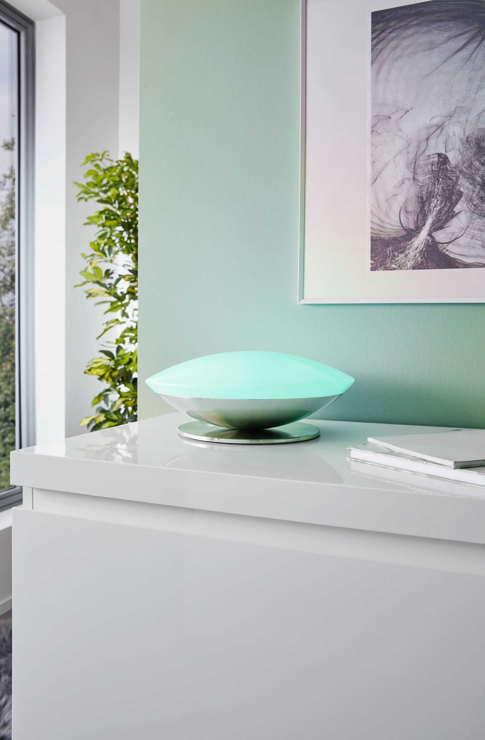 Lampa stołowa plafon LED smart home do sterowania uszkodzonA