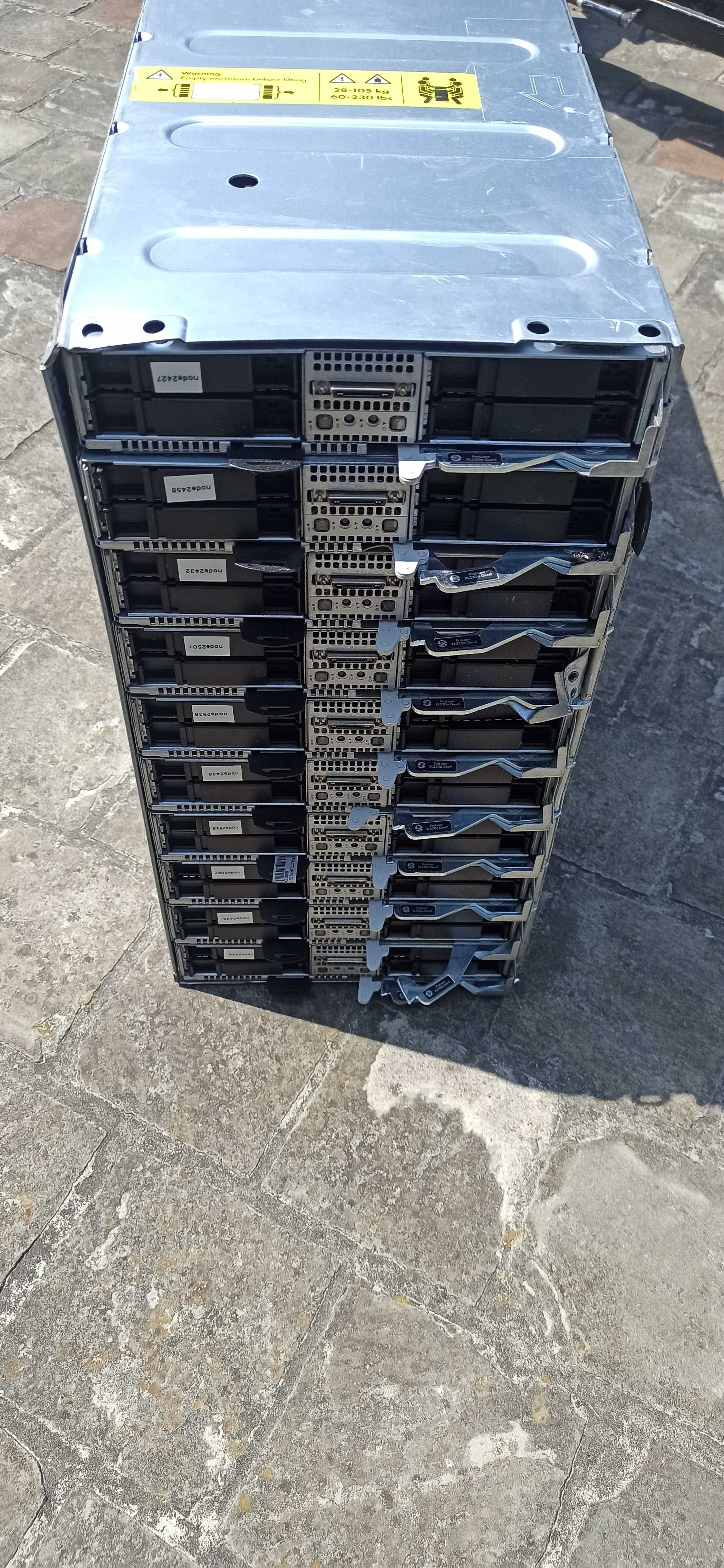 10x HP blade xl230a gen9 2x e5 2680 v3 Apollo a6000  + Big IP F5 5050