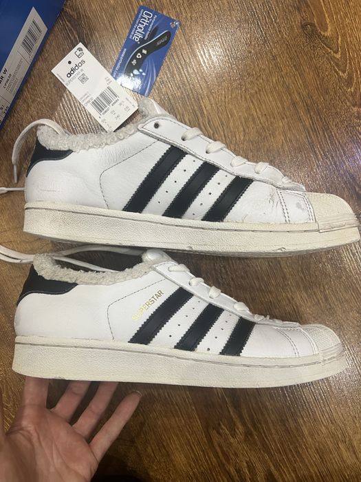 Adidas superstar зимові утеплені оригінал