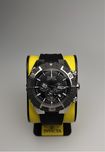 Чорний чоловічий годинник Invicta 37630, інвікта 37630