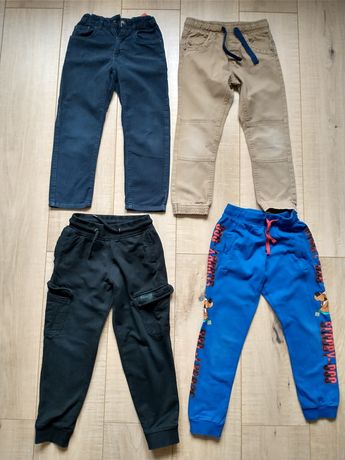Spodnie chłopięce, dres, H&M, Pepco rozmiar 116, cena za całość