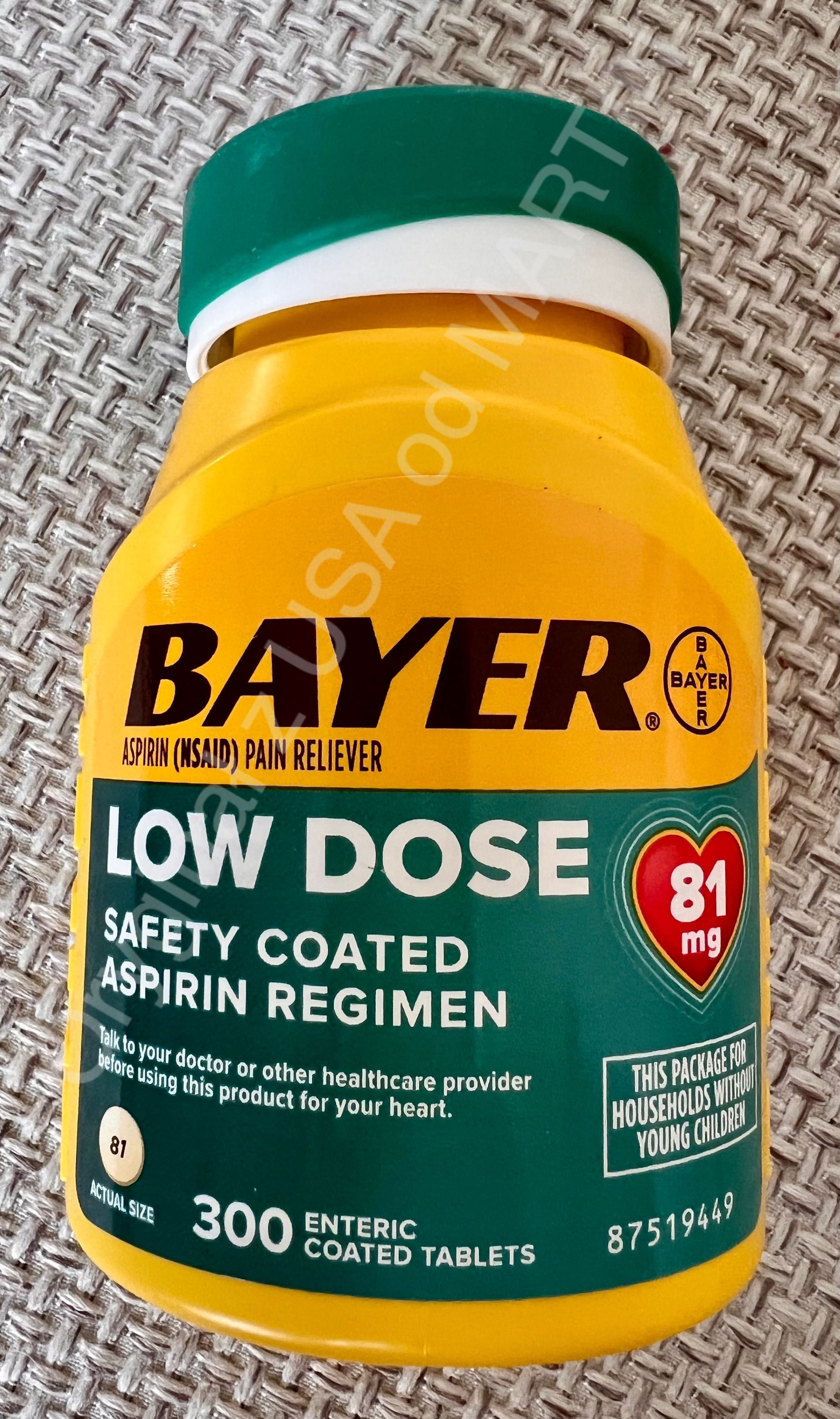 Bayer Oryginalna z USA - 300 szt