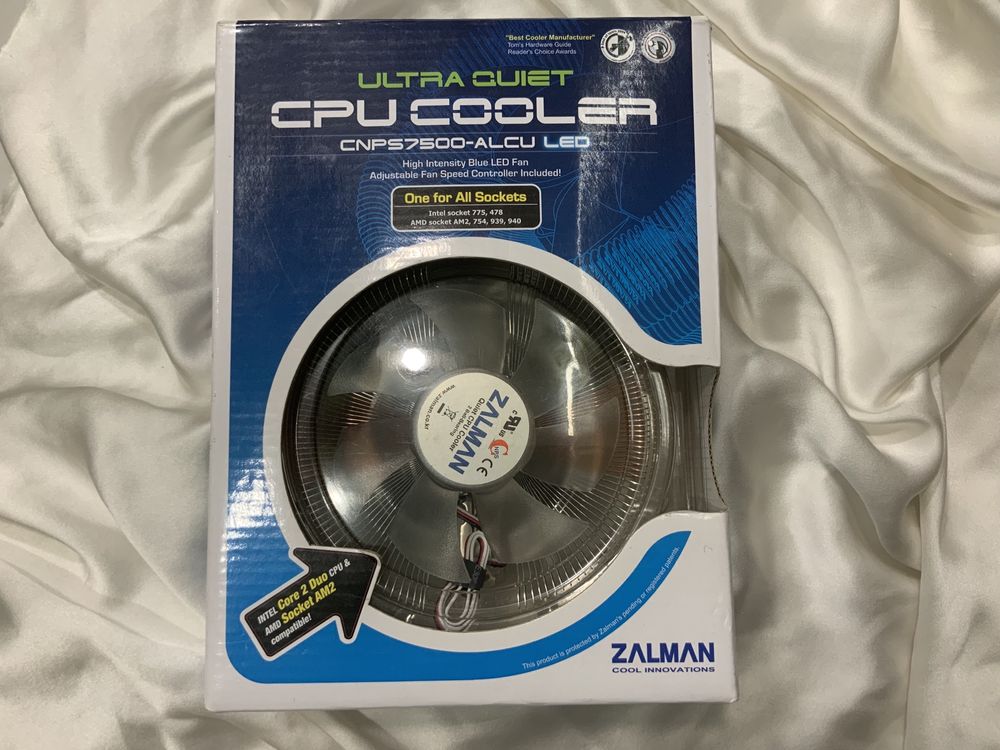 Кулer Zalman CPU Cooler cnps7500-alcu led