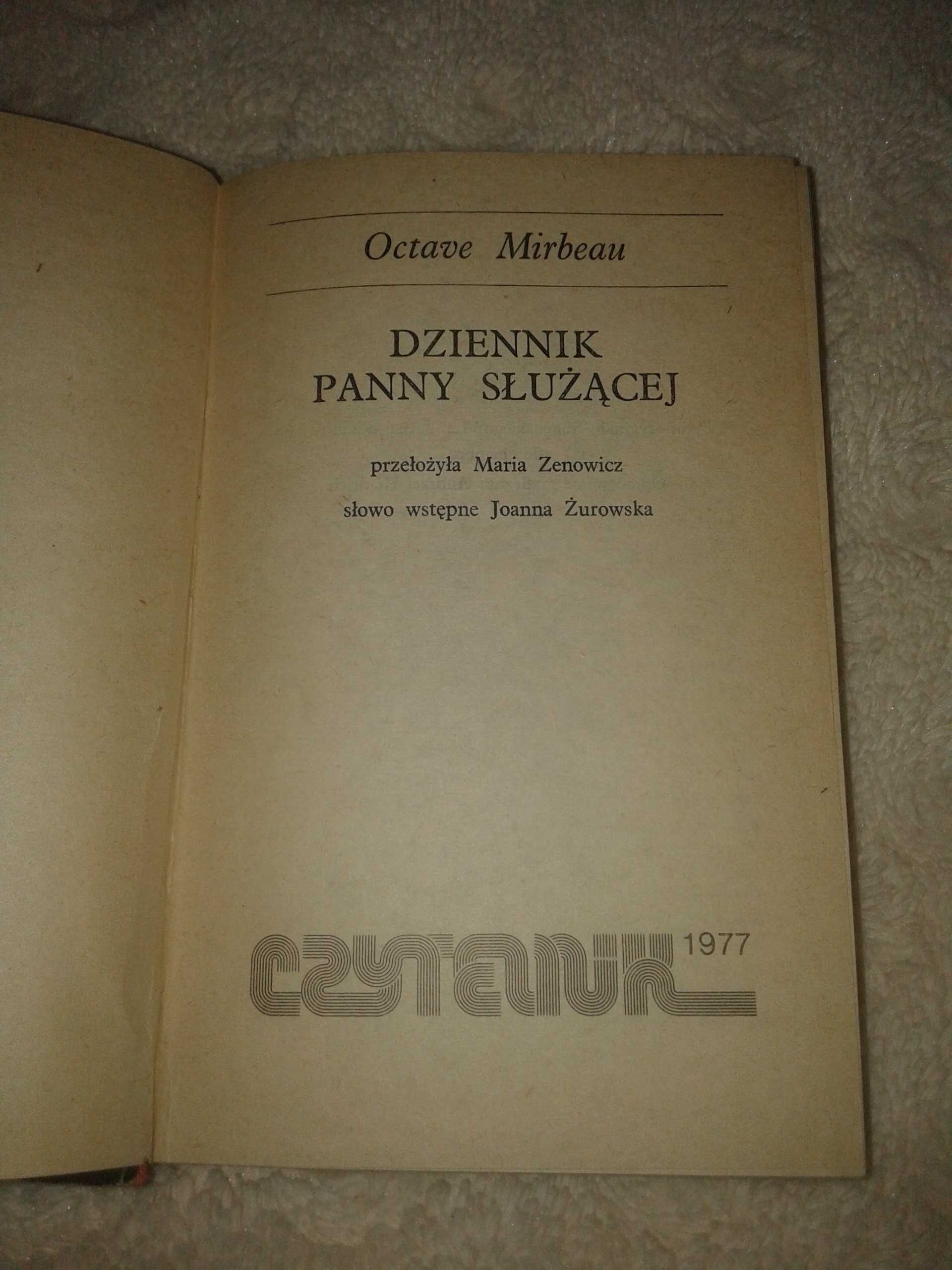 Dziennik panny służącej Octave Mirbeau