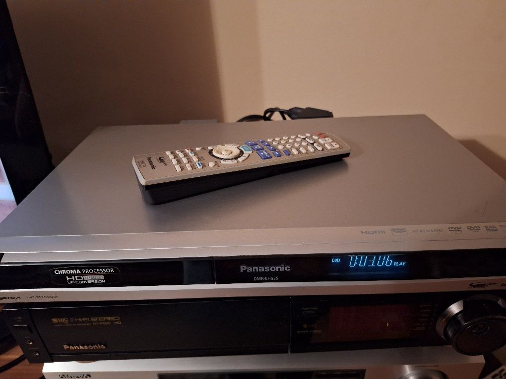 Panasonic dvd  DMR EH535 nagrywarka HDD&DVD