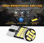 Lampadas w5w led com ICdriver