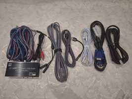 Тканевий кабель VGA, 3,5mm