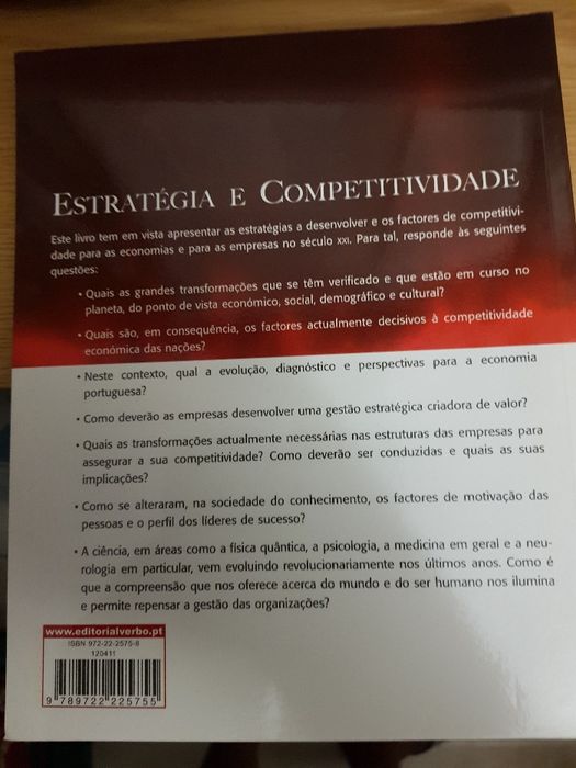 Estratégia e Competitividade- Luis Cardoso