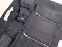 Rockowe jeansy z zamkami marki Vero Moda rozmiar 30/34